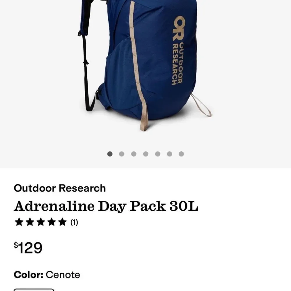 NWT Outdoor Research Adrenaline Day Pack 30L